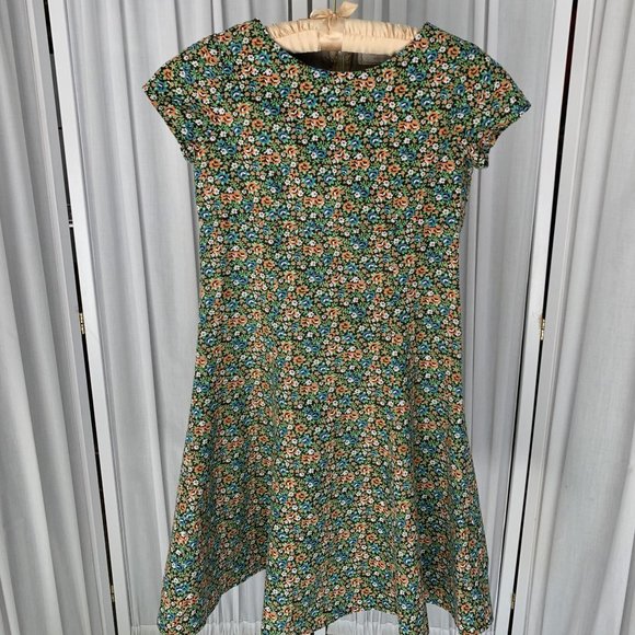Vintage Dresses & Skirts - Vintage 60's Floral Print Cotton Summer Dress